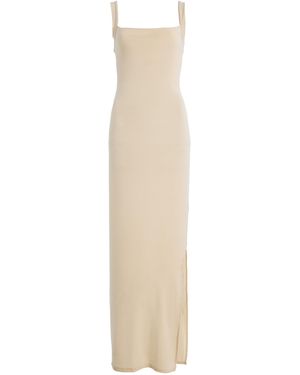 Anemos Square-Neck Jersey Maxi Tank Dress - White