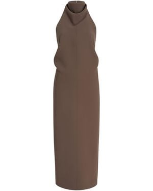 KHAITE Roxanne Dress - Brown