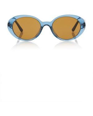 Oliver Peoples Lumar Acetate Round-frame Sunglasses - Blue