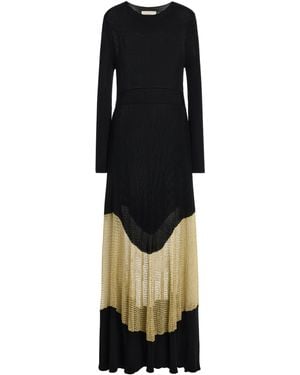 Ulla Johnson Roanne Panelled Knit Maxi Dress - Black