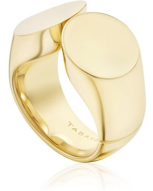 Tabayer Signet 18K Ring - Metallic
