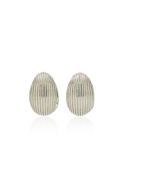 Sophie Buhai Reversible Hinged Sterling Hoop Earrings - Metallic