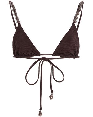 La Porte Luxe Kendall Bikini Top - Brown