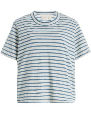 Les Tien Jane Striped Classic T-Shirt - Blue