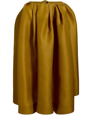 KHAITE Adara Silk Twill Organza Maxi Skirt - Multicolour