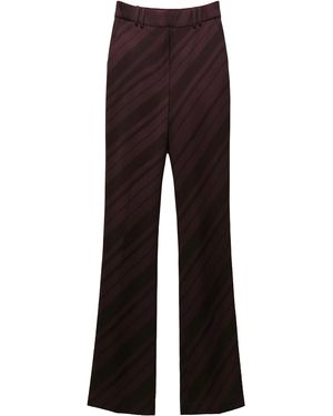 Amir Taghi Maryam Jacquard Trousers - Purple