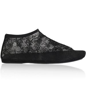 Christopher Esber Lexi Hosiery Stocking Flat - Black