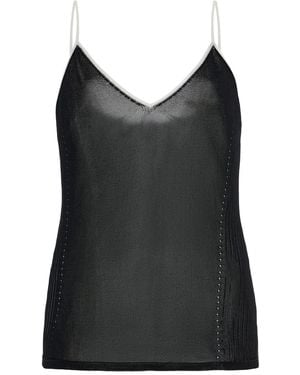 High Sport Tyler Knit Camisole Top - Black
