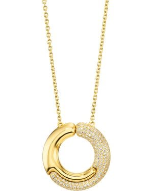 Pamela Zamore Holos 18K Diamond Necklace - Metallic