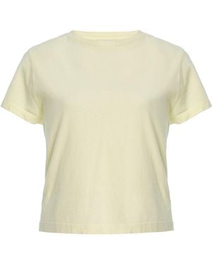 Agolde Adine Cotton T-Shirt - White
