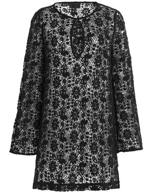 Nili Lotan Cora Cotton Mini Dress - Black