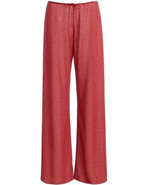 Oséree Lumiere Long Trousers - Red