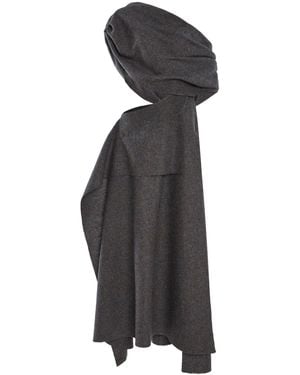DIOTIMA Bundle Cutout Wool Maxi Dress - Black