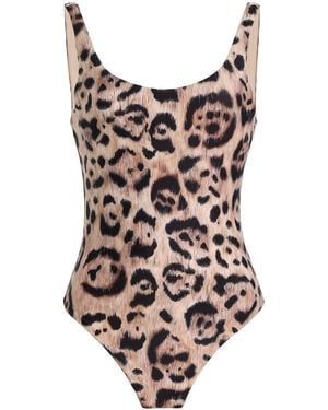 Agua Bendita Gema Leopard-Print One-Piece Swim Suit - Multicolour