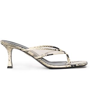Britt Netta Seline Mesh Kitten Heel Sandals - Multicolour
