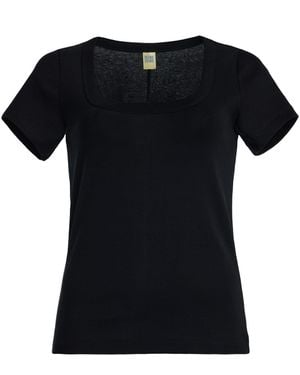 Flore Flore Lulu Cotton Baby Tee - Black