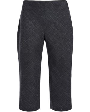 Christopher Esber Banyan Wool-linen Capri Pants - Black