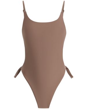 Mare Perpetua D-Ring One-Piece Swimsuit - Brown