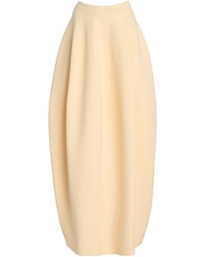 Ashlyn Suzu Compact-Knit Maxi Skirt - Natural
