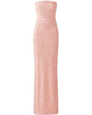 The New Arrivals Ilkyaz Ozel Nara Sequined Maxi Dress - Pink