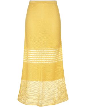 Escvdo Supe Cotton Maxi Skirt - Yellow