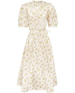 ALÉMAIS Bea Midi Dress - Natural