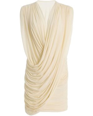 Maygel Coronel Numa Jersey Mini Dress - Natural