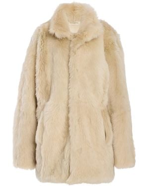 Kallmeyer Donna Reversable Shearling Coat - Natural