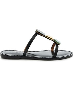 Amanu The Matobo Leather Sandals - Black