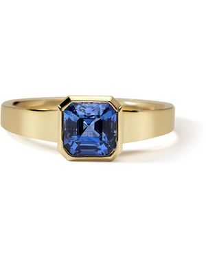 Ila Azure 18K Sapphire Ring - Blue