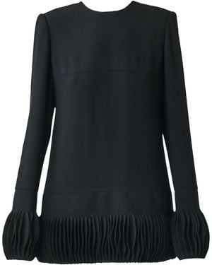 Juozas Statkevicius Long-Sleeve Crepe Mini Dress - Black