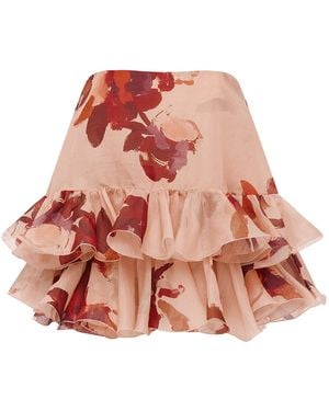 LEO LIN Gia Bustier Ruffled Top - Pink