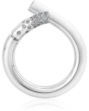 Tabayer Loop 18K Diamond Ring - White