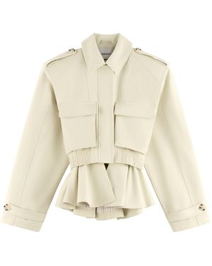 ARAKII Cropped Boxy Cotton Jacket Exclusive - Natural