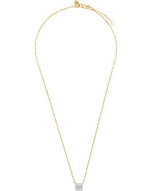 Ila Tracer 14K Diamond Necklace - Metallic