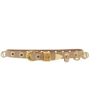 DEHANCHE Revenge Suede Belt - White