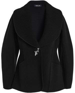 Ashlyn Aislinn Merino Wool Jacket - Black