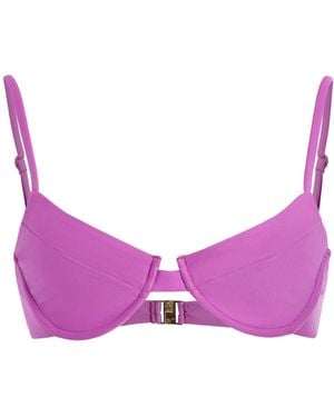 Juillet Lulu Bikini Top - Purple