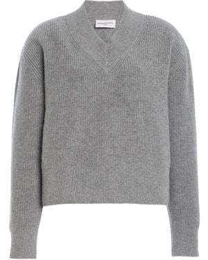 Brandon Maxwell The Maris Cashmere Jumper - Grey