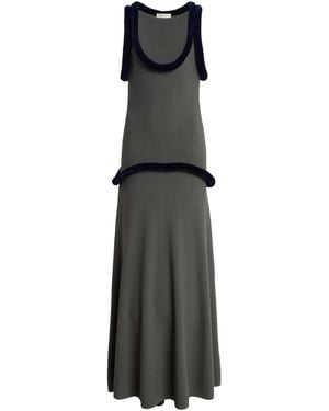DIOTIMA Basseterre Sculpted Maxi Dress - Black