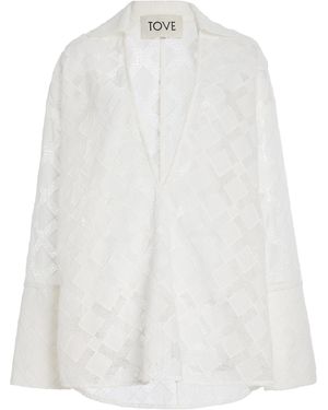 TOVE Luisa Cotton Top - White