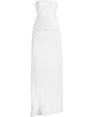 Anemos Nadege Strapless Midi Dress - White