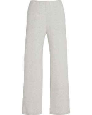 Leset Lauren Jersey Pocket Trousers - White