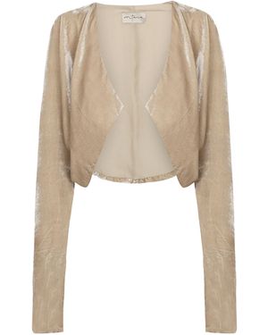 Cortana Iris Velvet Jacket - Natural
