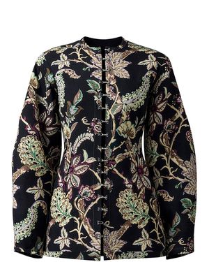 Chan Luu Jacquard Cardigan - Black