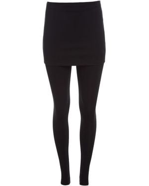 The Park Joy Skirted Leggings - Black