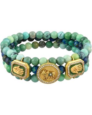 Amrapali 18K Creative Block Bracelet Bracelet - Green