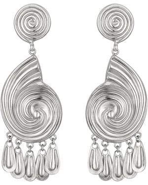 Juju Vera Eliza Sterling Silver Earrings - Metallic