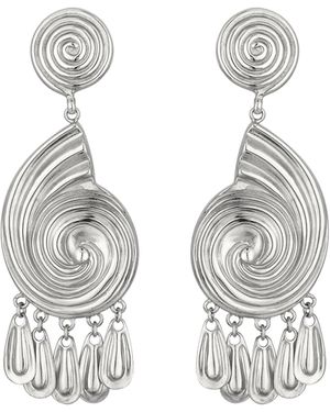 Juju Vera Eliza Earrings - White