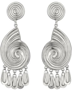 Juju Vera Eliza Sterling Silver Earrings - Metallic